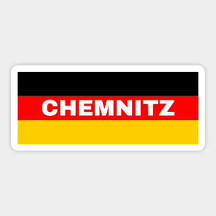 Chemnitz City in German Flag Sticker